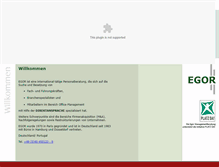 Tablet Screenshot of egor.de